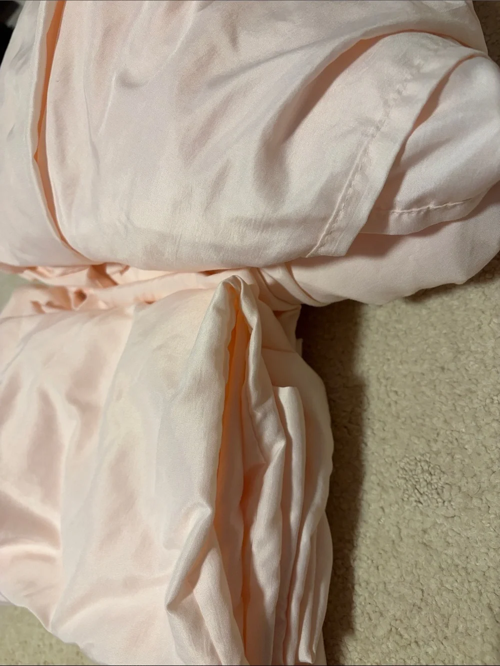 Light Pink Queen Cooling Microfiber Sheet Set Fitted, Flat, & 4 Pillowcases